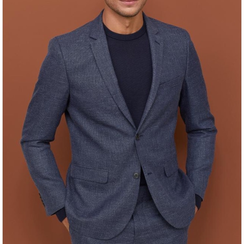 Slim Fit Wool-Blend Blazer